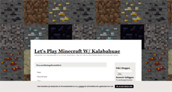 Desktop Screenshot of letsplayminecraft.blogg.se