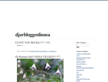 Tablet Screenshot of djurbloggenlinnea.blogg.se