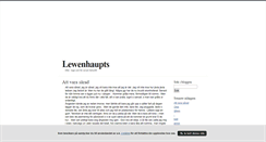 Desktop Screenshot of lewenhaupts.blogg.se