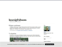 Tablet Screenshot of lassesigfridssons.blogg.se