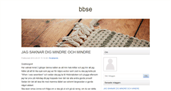 Desktop Screenshot of bbse.blogg.se
