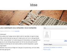 Tablet Screenshot of bbse.blogg.se