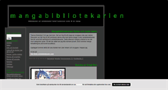 Desktop Screenshot of mangabibliotekarien.blogg.se