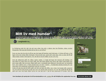 Tablet Screenshot of mittlivmedhundar.blogg.se