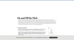 Desktop Screenshot of onandoffthepitch.blogg.se