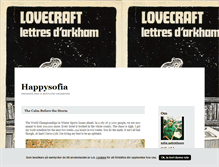 Tablet Screenshot of happysofia.blogg.se