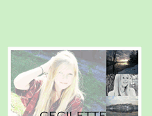 Tablet Screenshot of cecilette.blogg.se