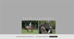 Desktop Screenshot of horsehumans.blogg.se