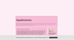 Desktop Screenshot of kopuleramera.blogg.se