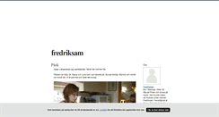 Desktop Screenshot of fredriksam.blogg.se
