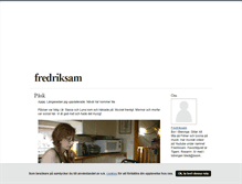 Tablet Screenshot of fredriksam.blogg.se
