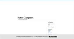 Desktop Screenshot of ponnygangsters.blogg.se