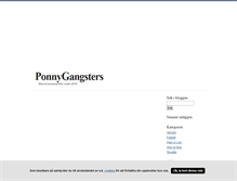 Tablet Screenshot of ponnygangsters.blogg.se