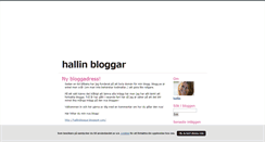 Desktop Screenshot of hallinbloggar.blogg.se