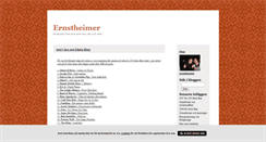 Desktop Screenshot of ernstheimer.blogg.se