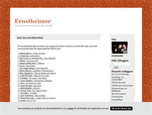 Tablet Screenshot of ernstheimer.blogg.se