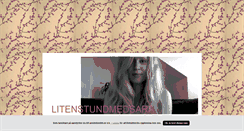 Desktop Screenshot of litenstundmedsara.blogg.se