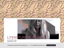 Tablet Screenshot of litenstundmedsara.blogg.se