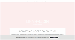 Desktop Screenshot of linahalldin.blogg.se
