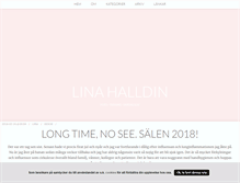 Tablet Screenshot of linahalldin.blogg.se