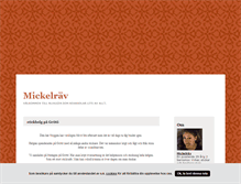 Tablet Screenshot of mickelrav.blogg.se