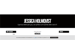 Desktop Screenshot of jessicaholmqvist.blogg.se