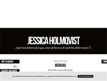 Tablet Screenshot of jessicaholmqvist.blogg.se