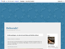 Tablet Screenshot of deborah7.blogg.se