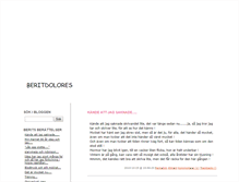 Tablet Screenshot of beritdolores.blogg.se