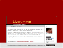 Tablet Screenshot of livsrummet.blogg.se