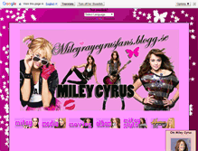 Tablet Screenshot of mileyraycyrusfans.blogg.se