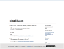 Tablet Screenshot of idaeriiiksson.blogg.se