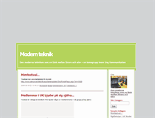 Tablet Screenshot of modernteknik.blogg.se
