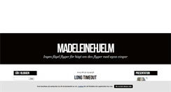 Desktop Screenshot of madeleinehjelm.blogg.se