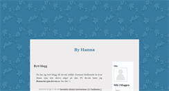 Desktop Screenshot of byhanna.blogg.se