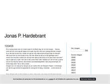 Tablet Screenshot of jonasphardebrant.blogg.se
