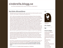 Tablet Screenshot of cinderella.blogg.se