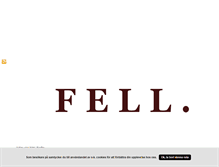 Tablet Screenshot of fellowen.blogg.se