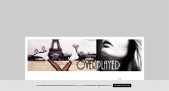 Desktop Screenshot of overplayed.blogg.se