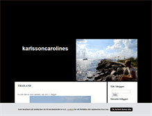 Tablet Screenshot of karlssoncarolines.blogg.se