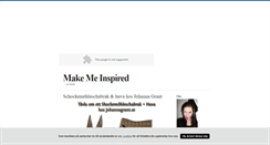 Desktop Screenshot of makemeinspired.blogg.se