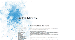 Desktop Screenshot of nartvablevtre.blogg.se