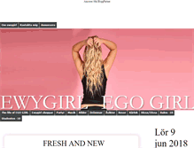 Tablet Screenshot of ewygirl.blogg.se