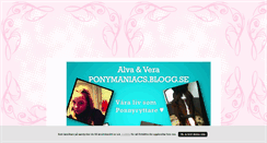 Desktop Screenshot of ponymaniacs.blogg.se