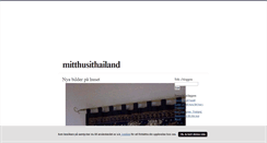 Desktop Screenshot of mitthusithailand.blogg.se