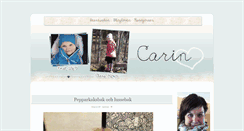 Desktop Screenshot of carinshjartan.blogg.se