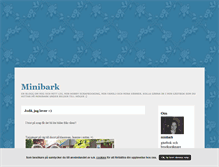 Tablet Screenshot of minibark.blogg.se