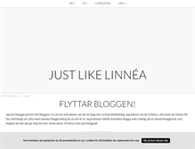 Tablet Screenshot of justlikelinnea.blogg.se