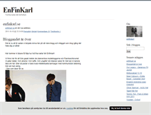 Tablet Screenshot of enfinkarl.blogg.se