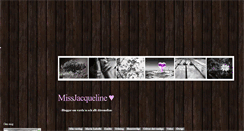 Desktop Screenshot of missjacqueline.blogg.se
